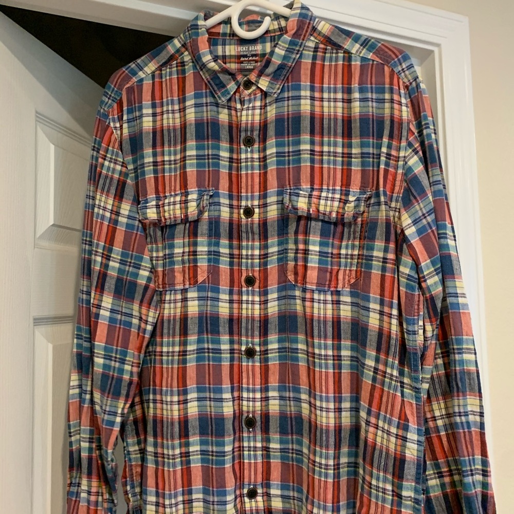 Men’s lucky brand button up
